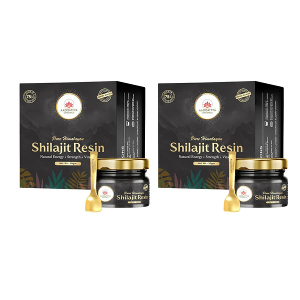 Pure Himalayan Shilajit Resin – 30g 300 mg Serving Natural Energy & Wellness Supplement Pack of 2