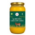 AADISATTVA ORGANICS A2 Gir Cow Ghee | Bilona Method | Made from Curd | Grass-Fed | Pure Desi Ghee | Chemical-Free | Rich Aroma & Granular Texture | 500ml