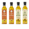 AADISATTVA ORGANICS Wood Pressed 1 Sunflower & 2 Groundnut Oil Combo Natural Cold Pressed Cooking Oil for Cooking and Frying (3 Pack)
