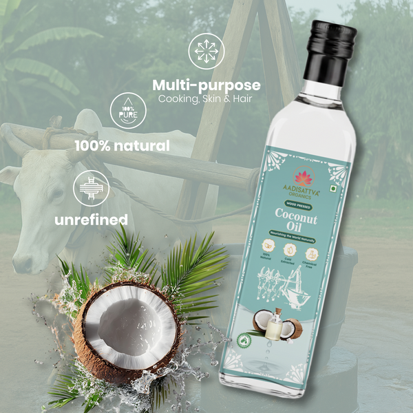Wood Pressed Coconut Oil