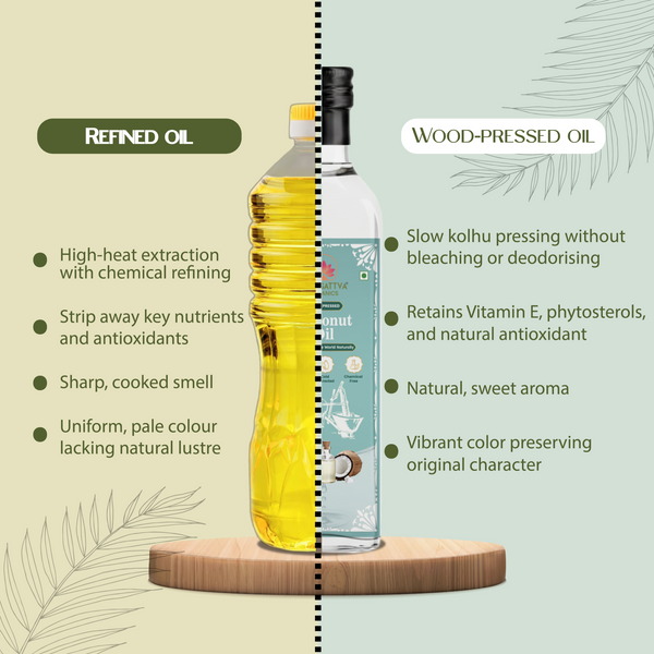 Wood Pressed Coconut Oil