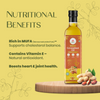 AADISATTVA ORGANICS Wood Pressed Groundnut Oil | Cold Pressed, Unrefined, Chemical Free, Kachi Ghani Peanut Oil | Rich Aroma & High Smoke Point | Rich in Vitamin E | Heart Healthy Cooking Oil |1L