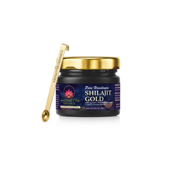 Himalayan Shilajit Gold Resin | Premium Ayurvedic Mineral Resin | Energy, Strength & Vitality | 25g